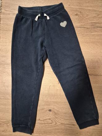 Tepláky so srdiečkom, h&m,122