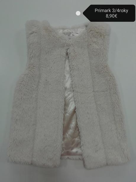 Kožušinová vesta, primark,104