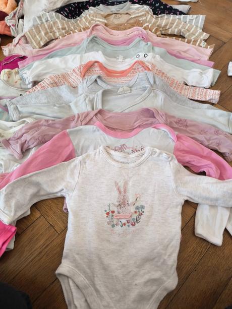 Obrovský dievčenský balík veľkosť 68, 68–80