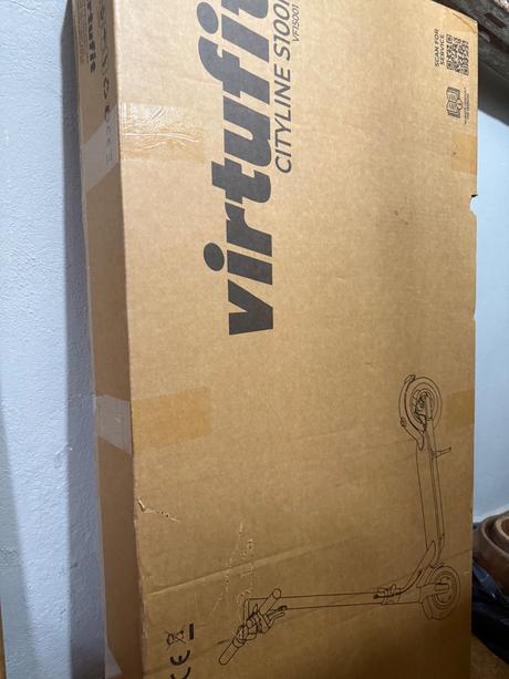 Zabalená elektricka kolobezka, 