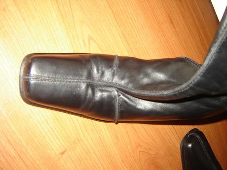 Elegantné čierne čižmy baťa - nenosené, baťa,38