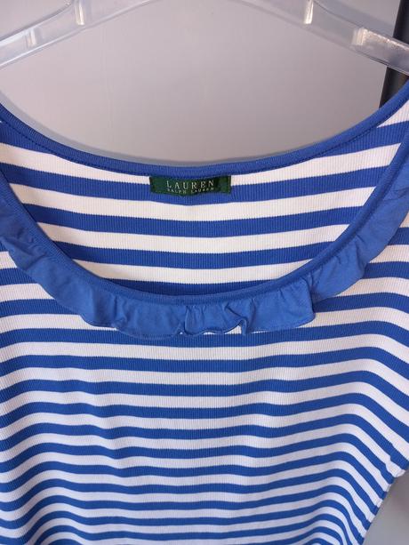 Pásikavé tričko ralph lauren 40/m/l, ralph lauren,l