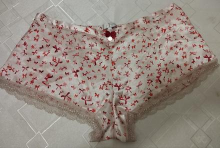 Romanticke krataskove nohavicky na spanie, xl