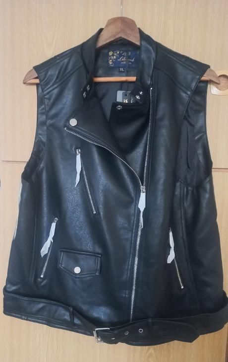 Koženková vesta, xxl