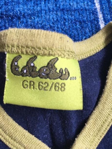 Tmavo modré opalovačky / overal so psíkom č.62/68, 68