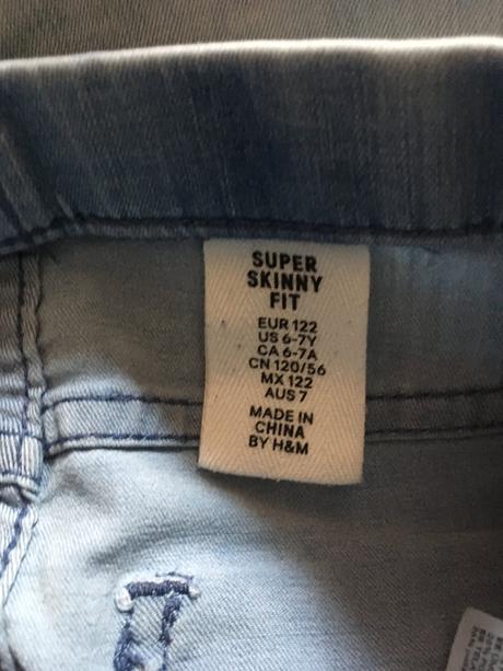 Slim skinny, h&m,122