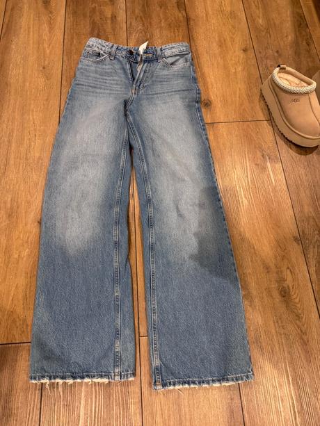 H&m široké rifle, h&m,s