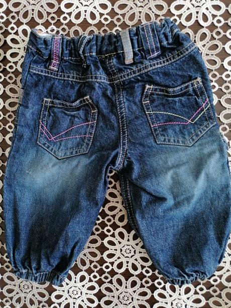 Detské riflove nohavice unisex 68, baby club,68