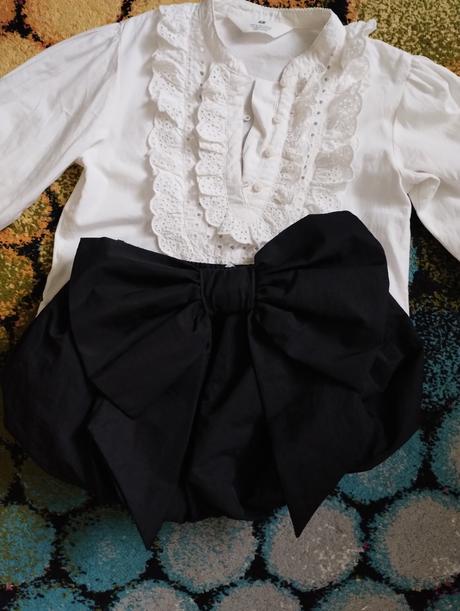 Sukňa a blúzka, h&m,122