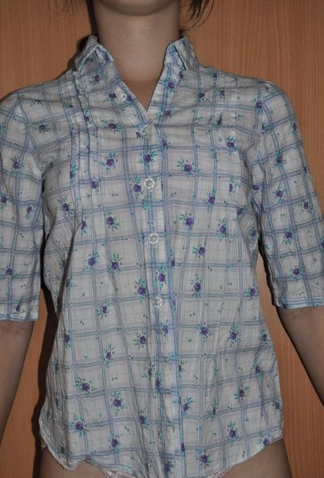 Károvaná kvietkovaná blúzka, cherokee,128