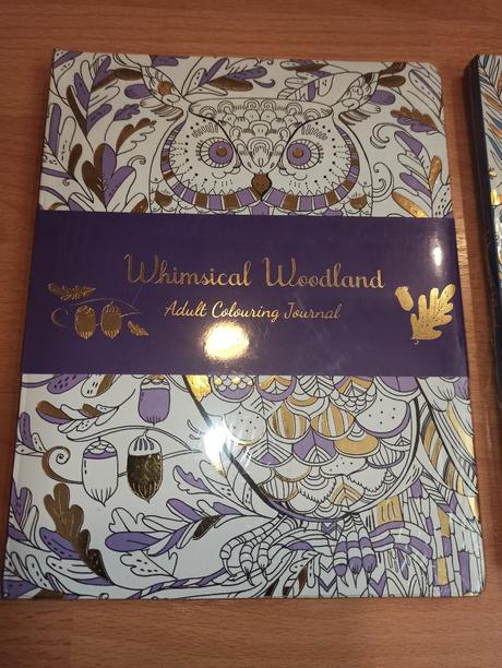 Whimsical woodland colouring journal, 