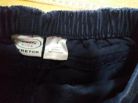 Mensestrove nohavice, velkost 3 roky, 98