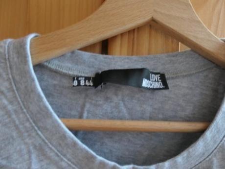 Love moschino original damske tricko m/l, moschino,m