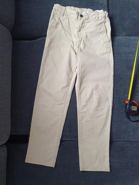 Ľahké plátené nohavice, h&m,146