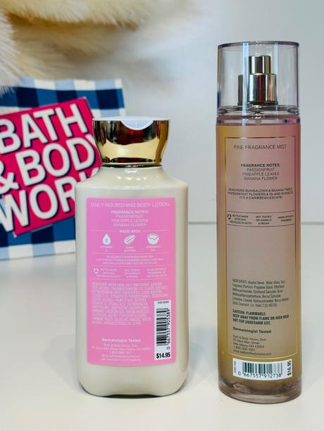 Bath & body works bahamas passionfruit & banana, 