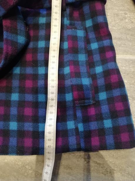 Károvaný kabátik epister vm, modrá, fialová, m