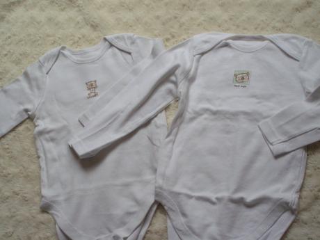 2 x biele bodynko, tesco,92