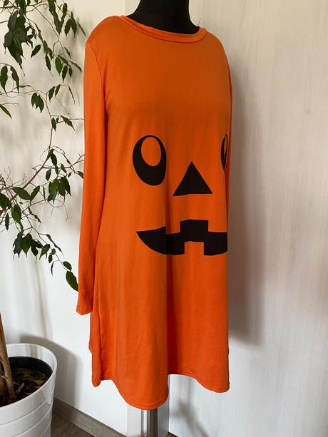 Halloween kostým tekvica šaty,