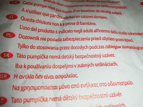 Dávkovacia pumpička, 