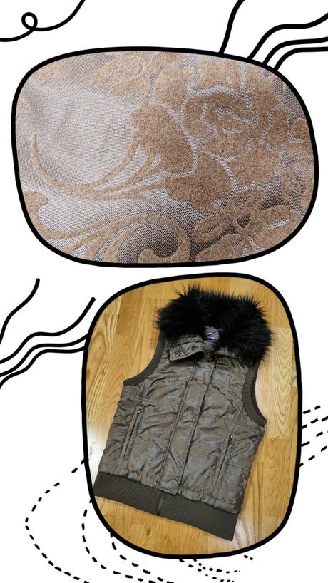 Jesenná vesta s kožušinkou, xs