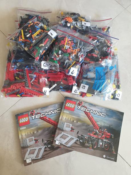 42082 lego technic - terénny žeriav  top  stav, 