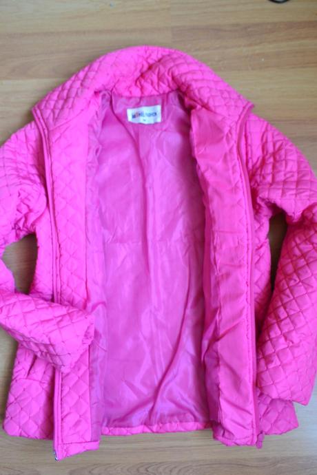 Štepovaná značková bunda 2smerný zips s/m, m