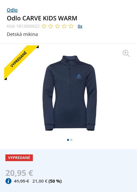 Mikinka odlo 128, 128