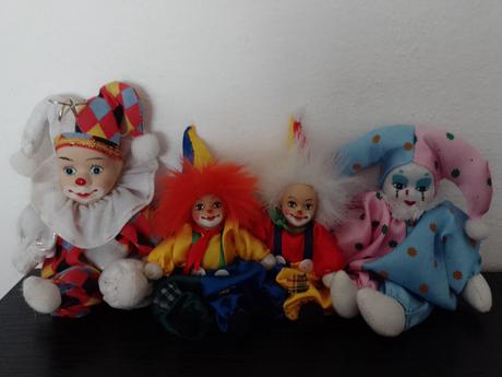 Doplnky do bytu - šašovia od 1eur,