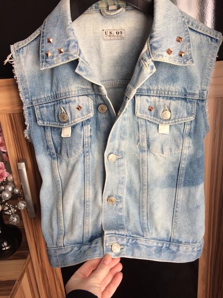 Denim vestička, xs