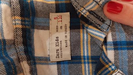 Bavlnená košieľka, zara,110