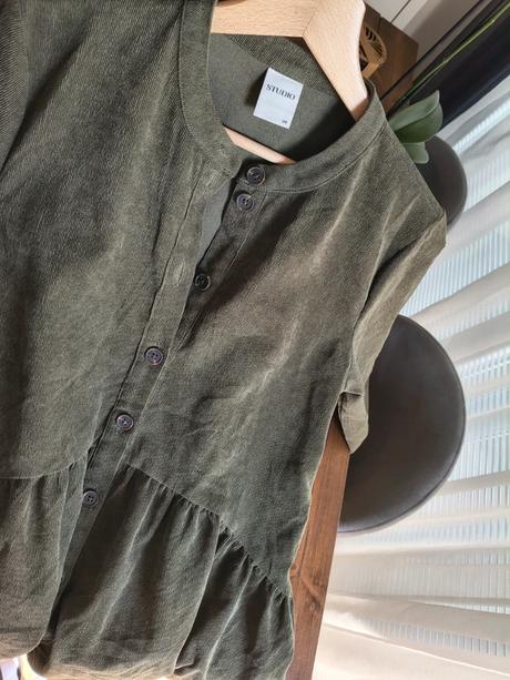 Studio voľné oversize menčestrové šaty s-m, only,m