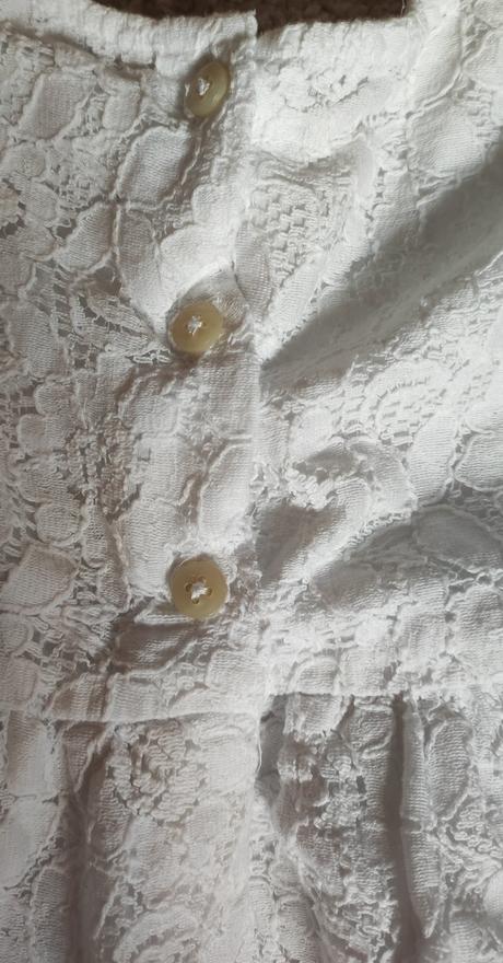 Biele madeirové šaty 92, f&f,92