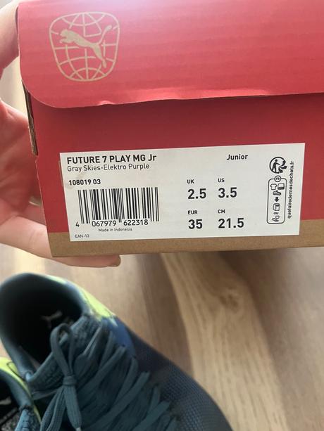 Puma kopačky na všetky povrchy, 2x obuté, puma,35