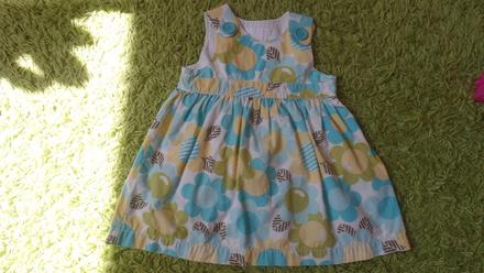 Šaty s kvietkami, h&m,80