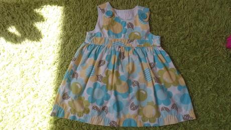 Šaty s kvietkami, h&m,80