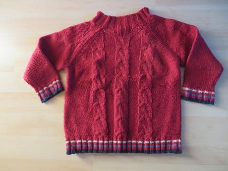 Pletený sveter - gombíky pri krku - veľ. 86, 86