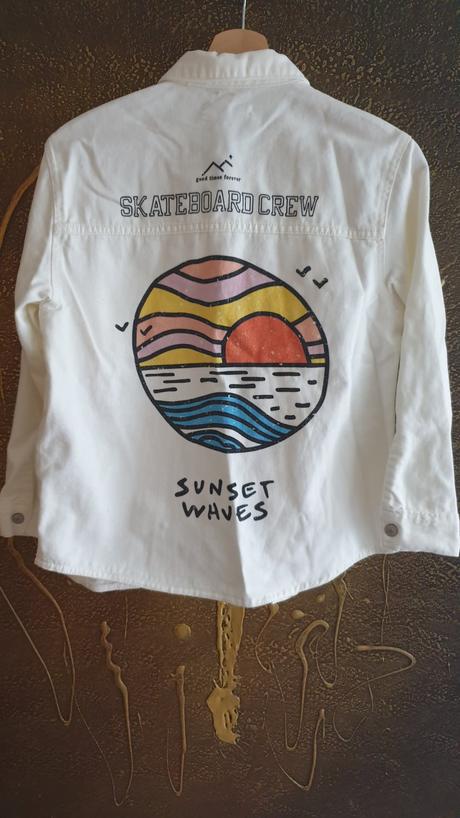 Riflova košeľa/bundička, zara,140