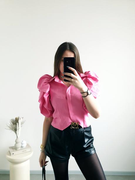 Blúzka s volánmi s/m, s