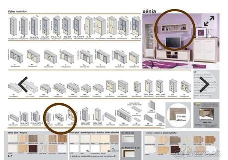 Obývacia zostava - xénia + stolík, 