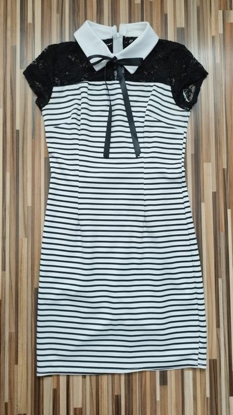 Pásikavé šaty 36 s, s