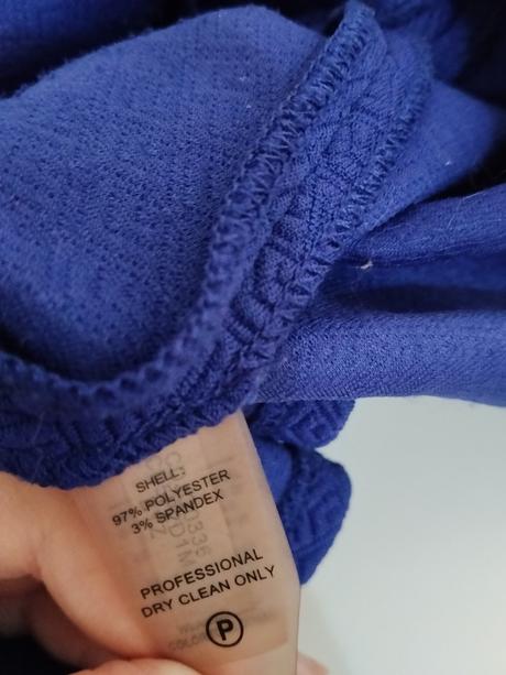 Calvin klein kráľovsky modré elegantné šaty, calvin klein,s