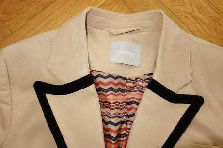 Sako s ozdobnou lemovkou, orsay,36