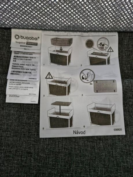 Bugaboo stardust grey melange postieľka, šírka (cm): 65,dĺžka (cm): 100