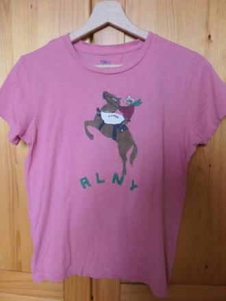 Ralph lauren ruzove original super stylove triko m, ralph lauren,m