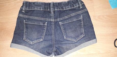 Elastické džínsové kraťasy, c&a,152