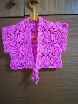 Detská háčkovaná vestička 12, <50