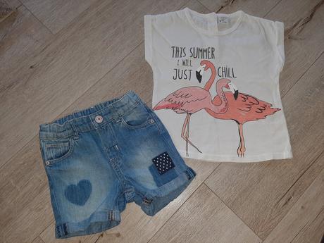 Kratasi a tričko, h&m,86