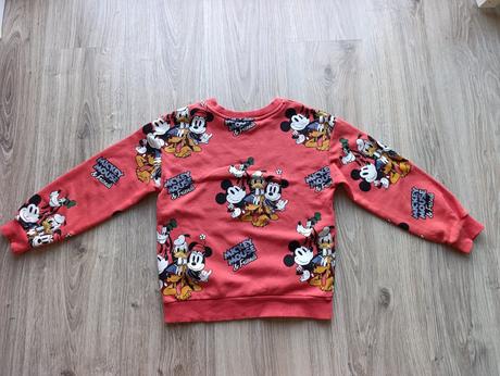 Uni oranžová mikina mickey, h&m,122