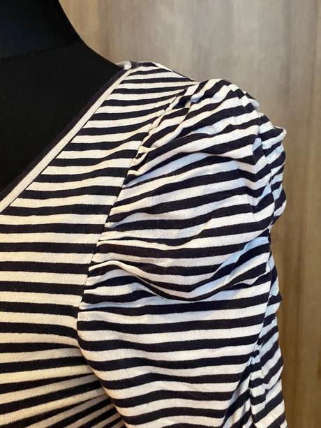 Pásikavé tričko s krátkym rukávom, m