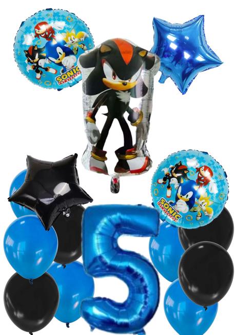 Balóny ježko sonic/knuckles/shadow- až 15/16/17/18, 